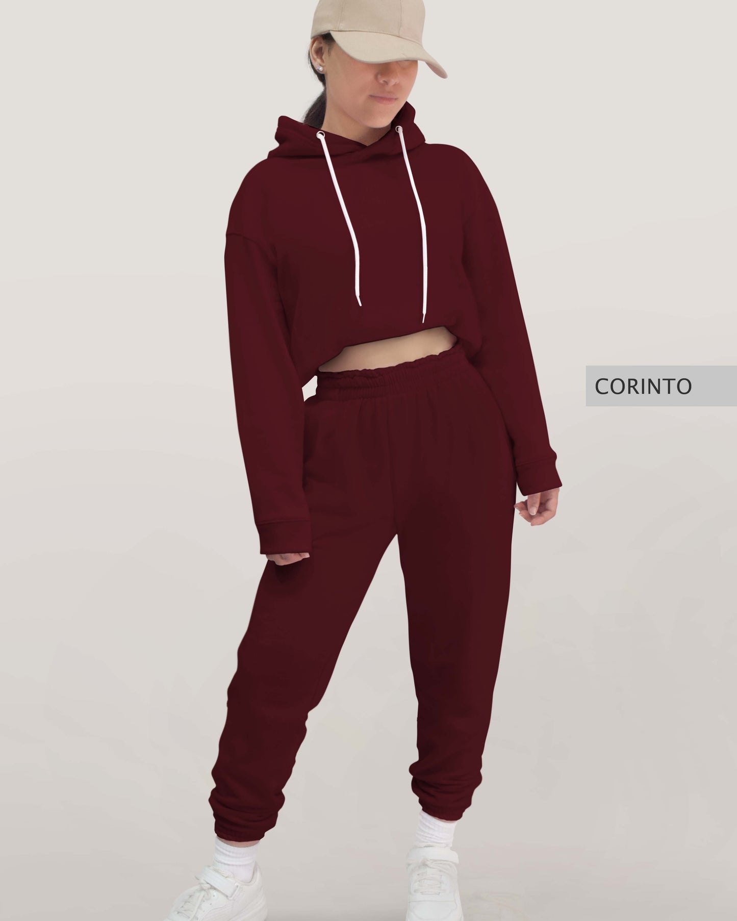 Conjunto Sudadera + Pants Dama Corinto