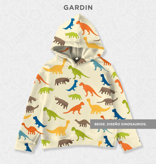 Sudadera de niño con diseño de dinosaurios