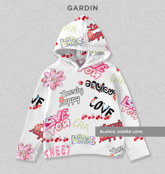 Sudadera de niño con diseño Love