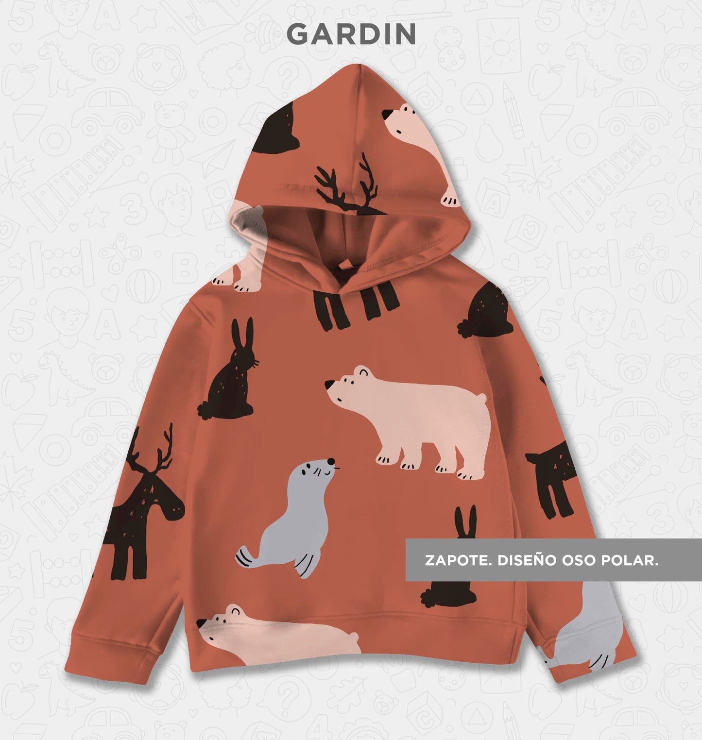 Sudadera de niño con diseño de Oso Polar