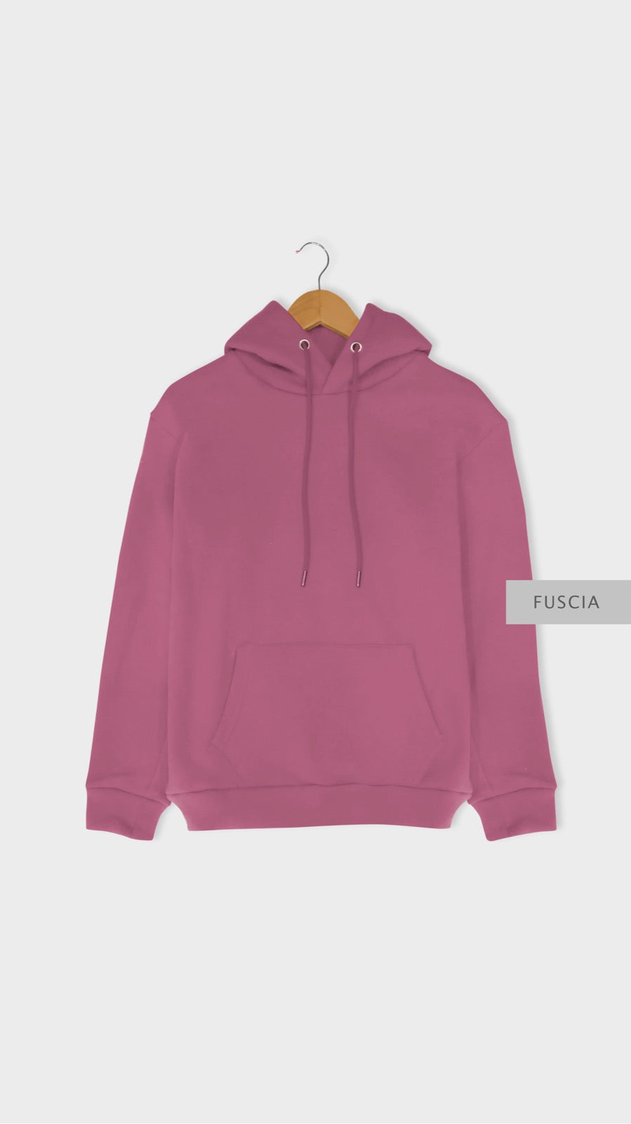 Sudadera Normal Fucsia