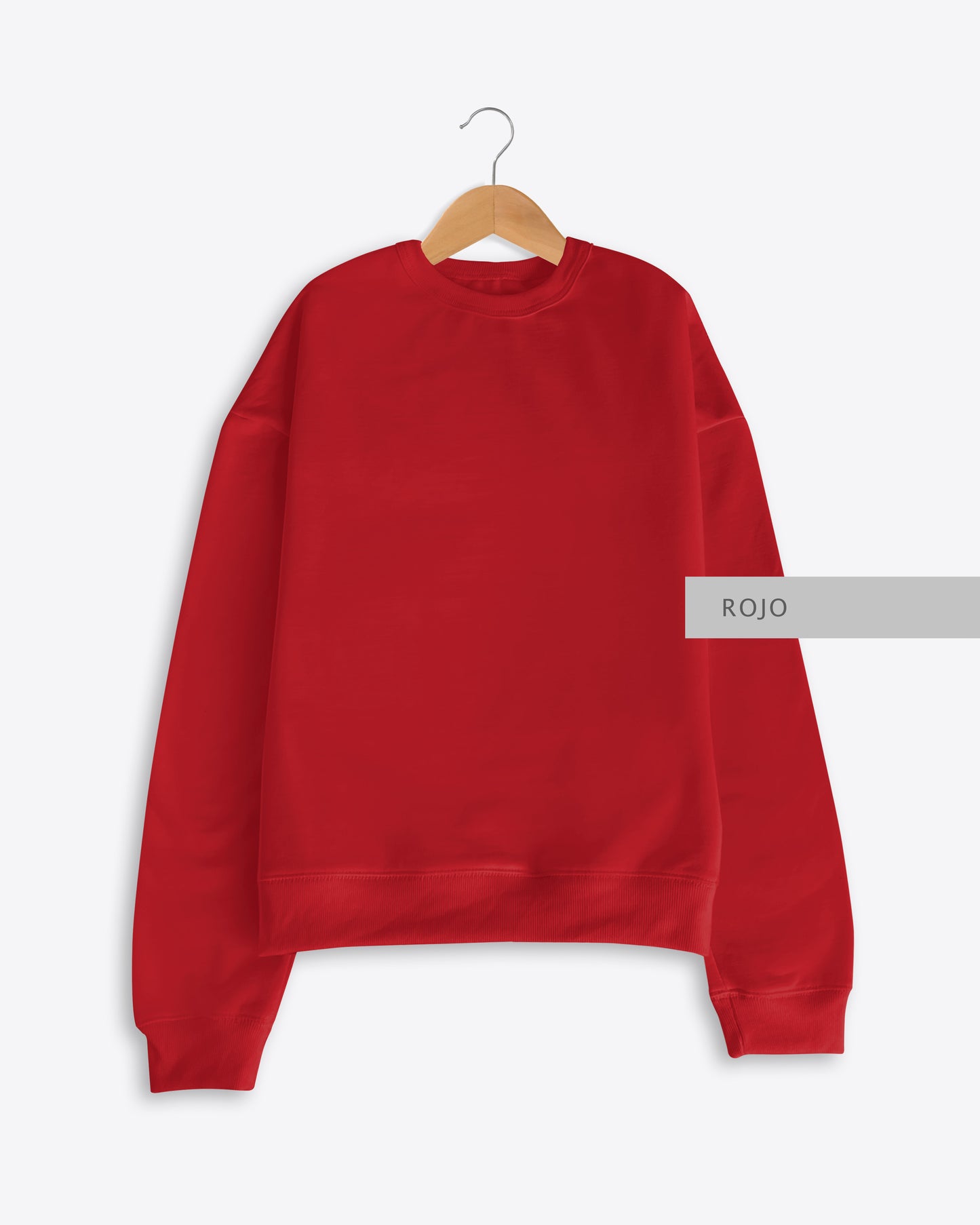 Sudadera Oversize Rojo