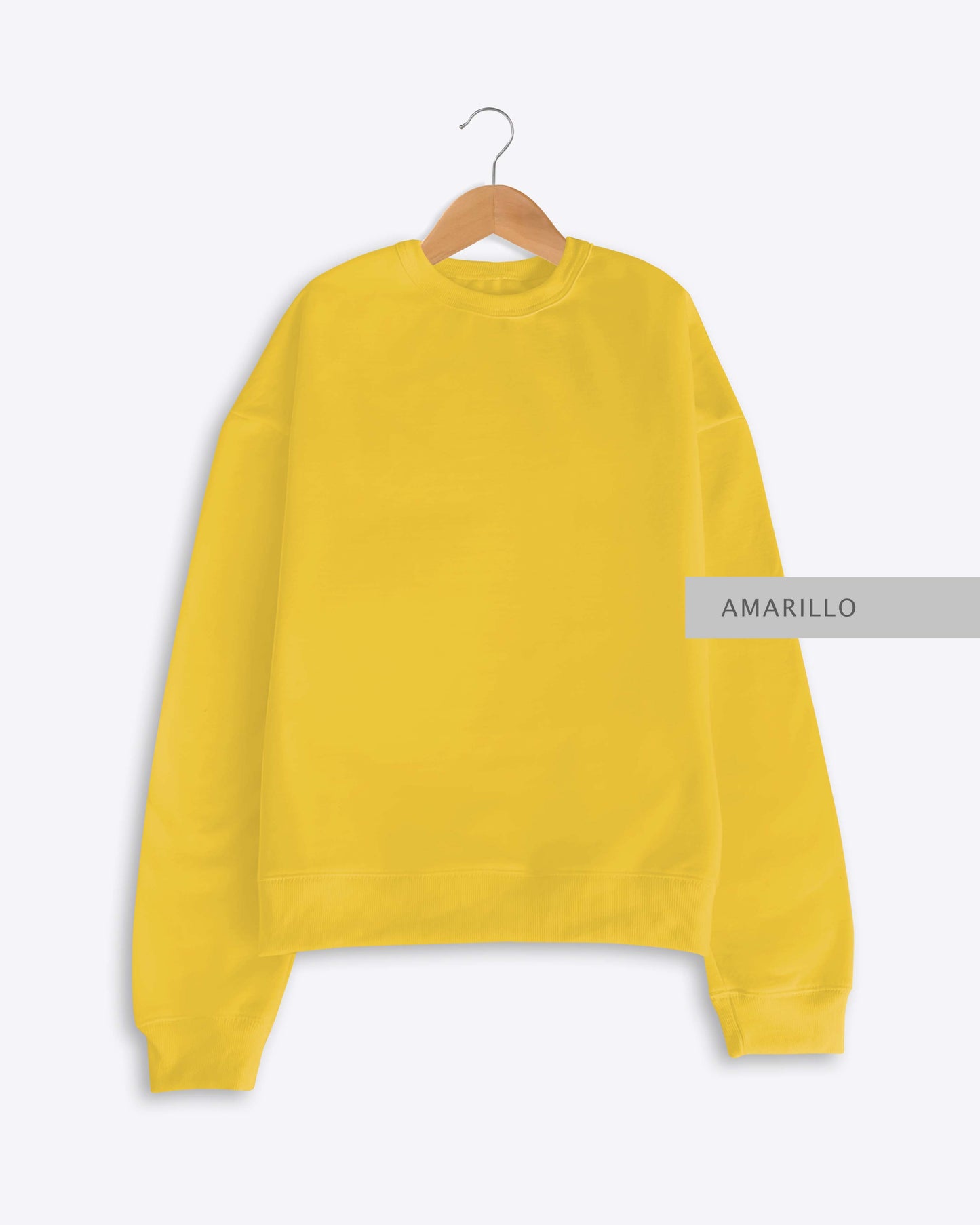 Sudadera Oversize Amarillo