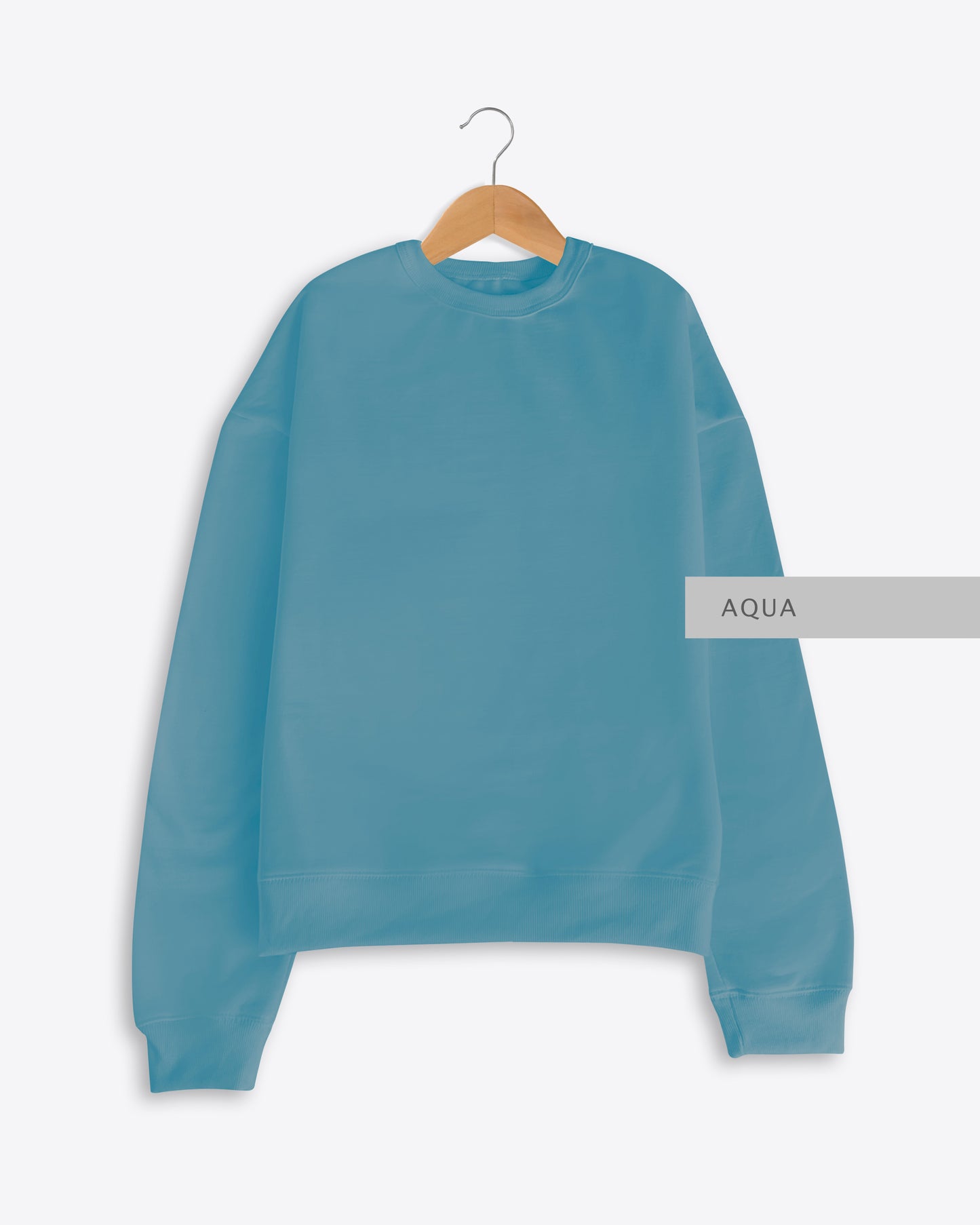 Sudadera Oversize Aqua