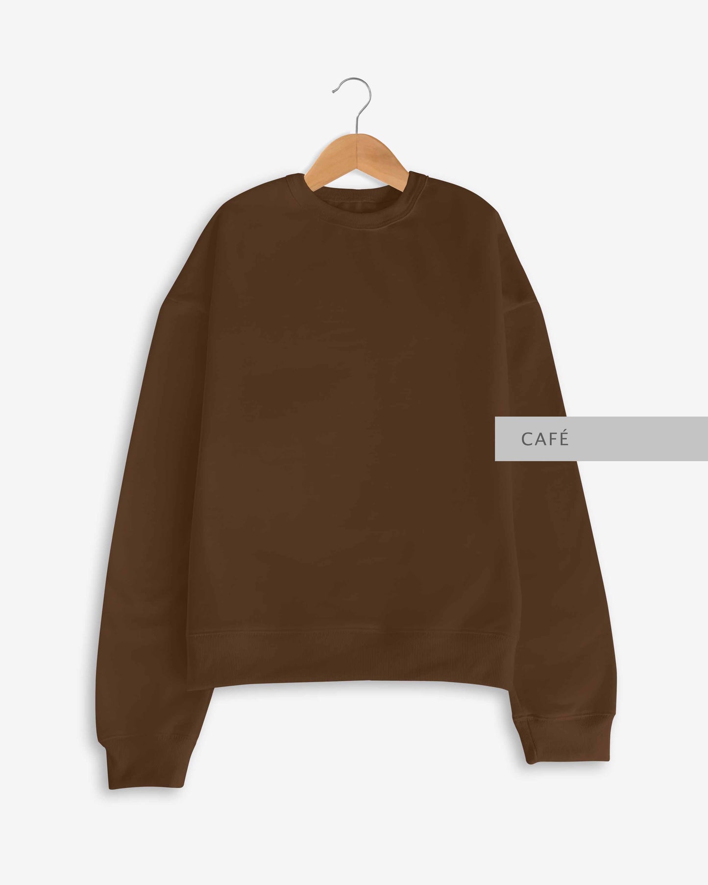 Sudadera Oversize Café