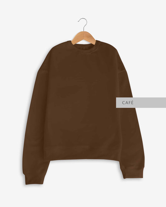 Sudadera Oversize Café