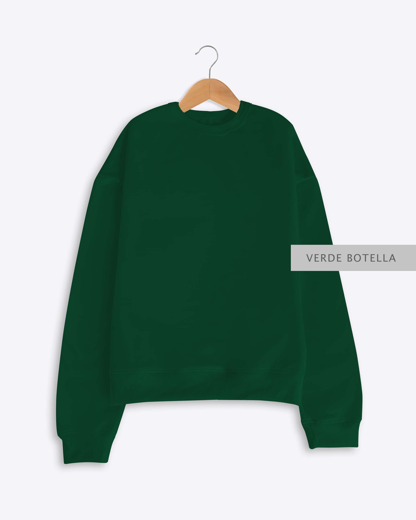 Sudadera Oversize Verde Botella