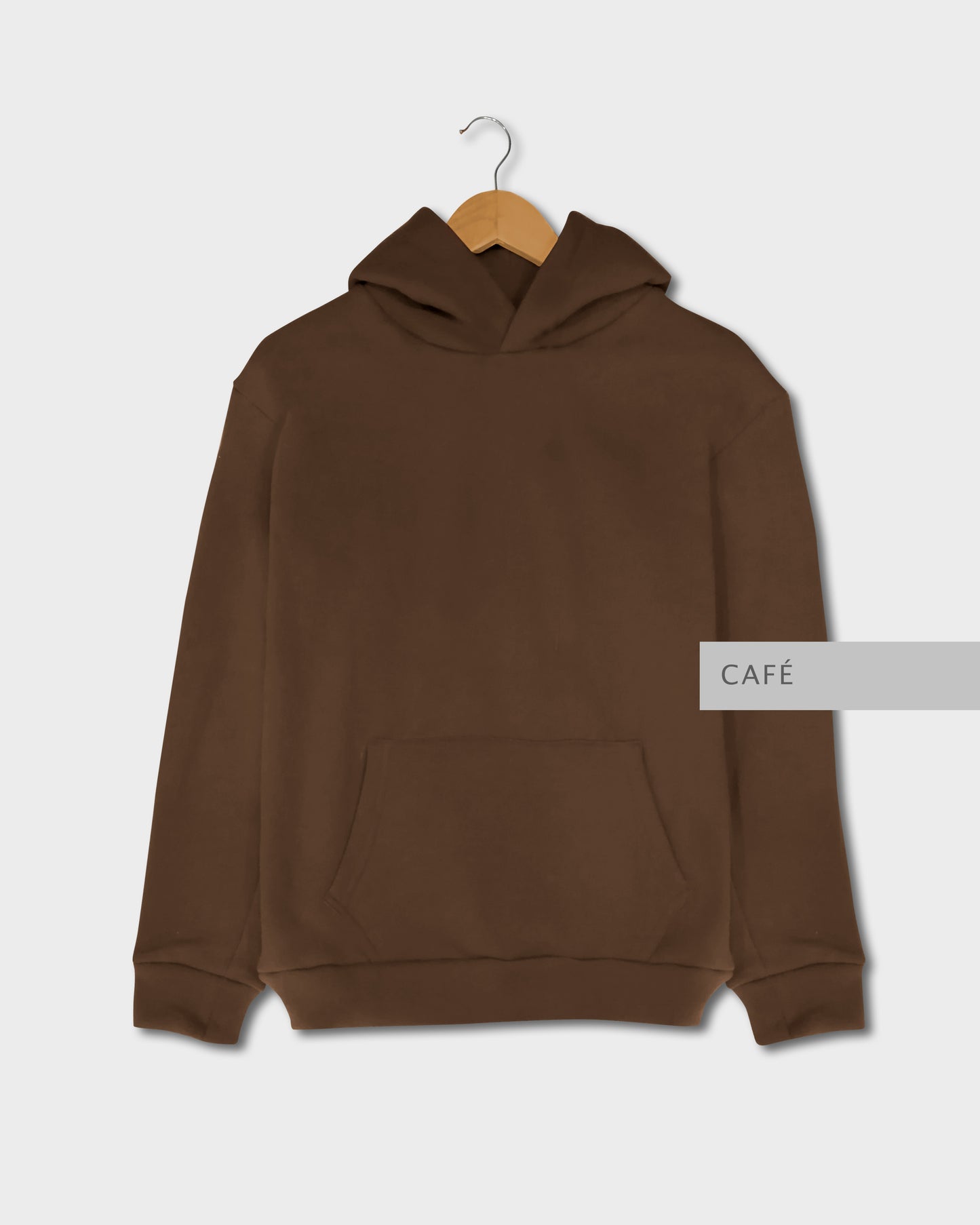 Sudadera Normal Café