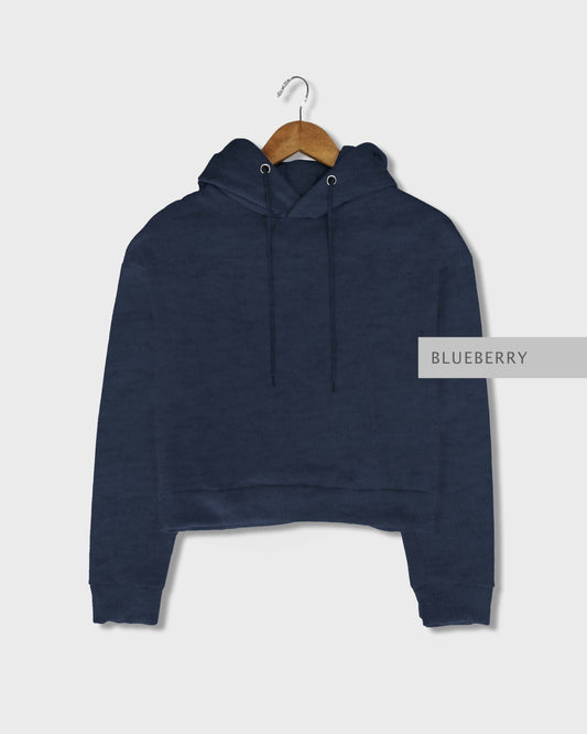 Sudadera Crop Blueberry