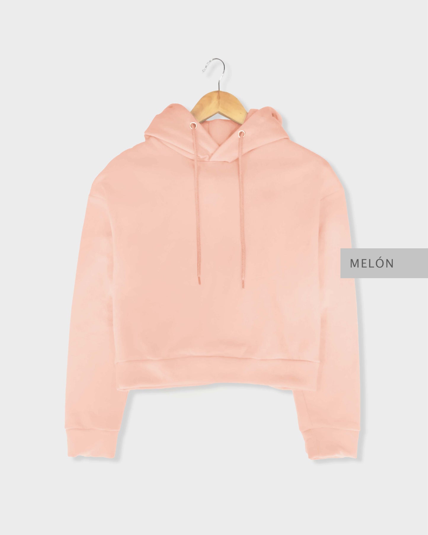 Sudadera Crop Melón