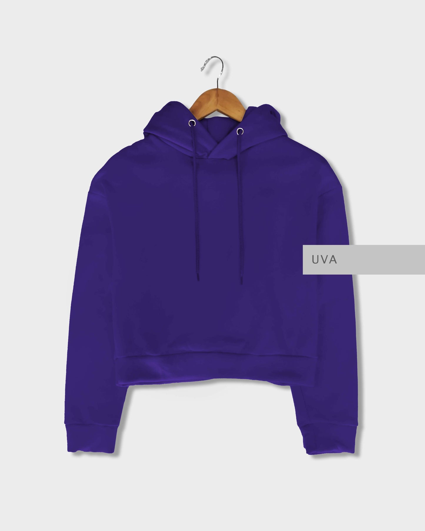 Sudadera Crop Morado