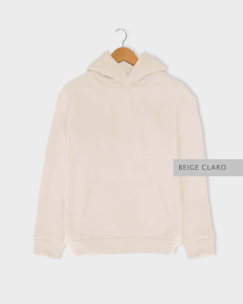 Sudadera Normal Beige