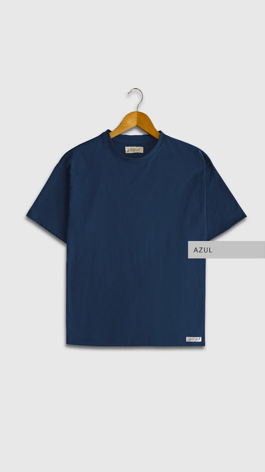 Playera Oversize Azul Marino