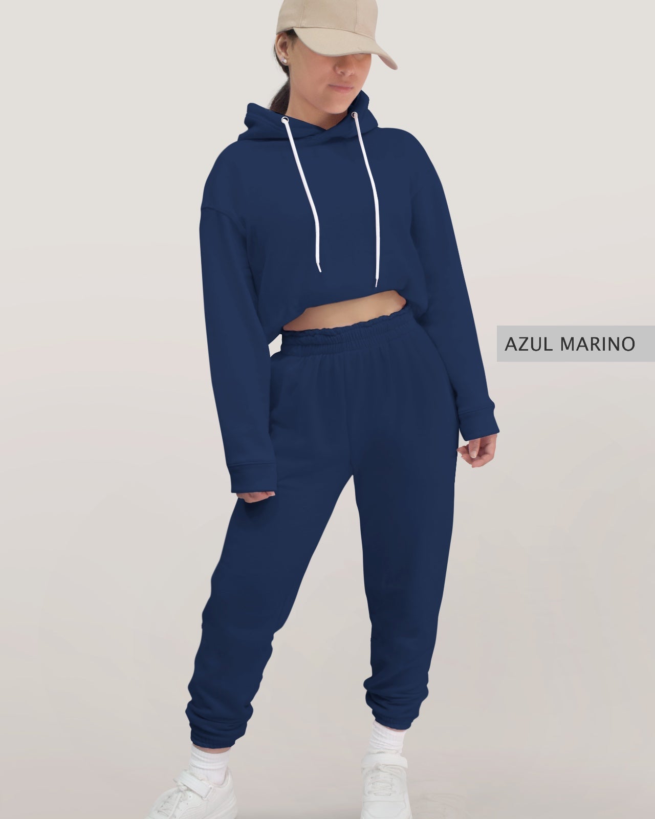 Conjunto Sudadera + Pants Dama Azul Marino