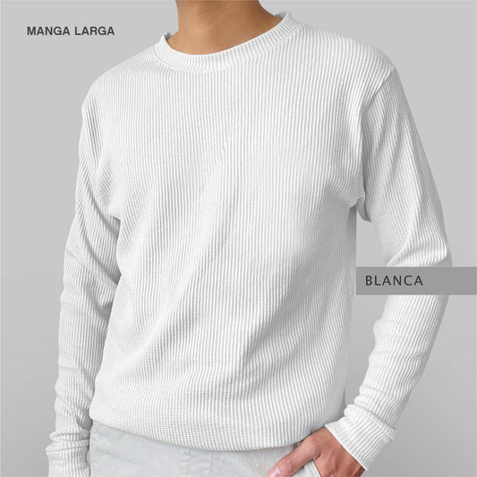 T-Shirt Galleta ML Blanco