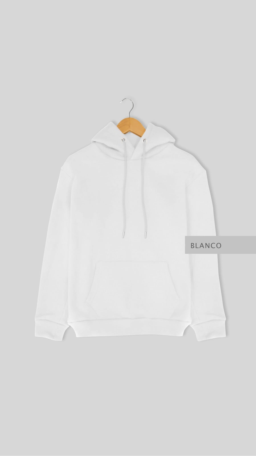 Sudadera Normal Blanco