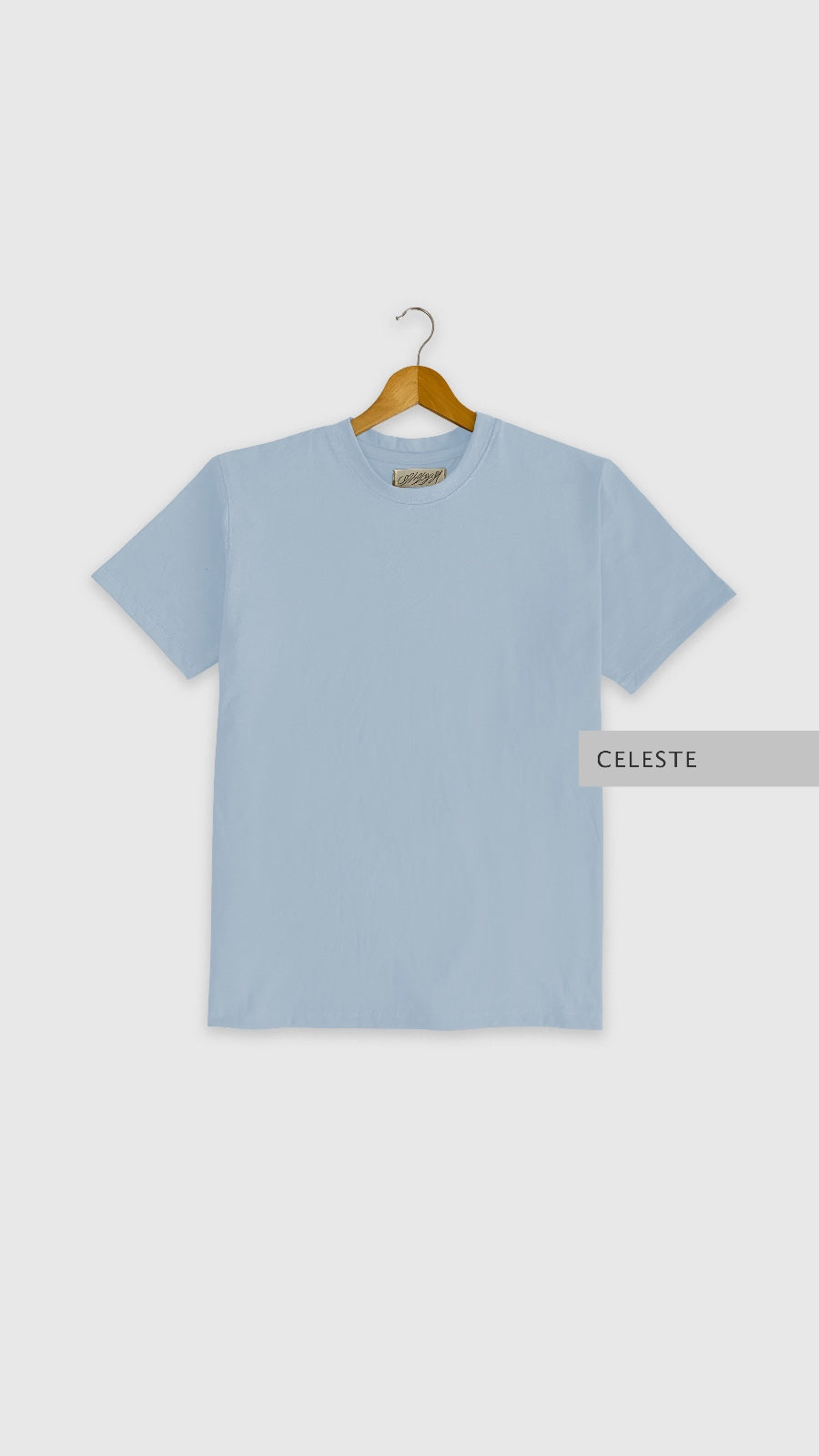 Playera Celeste