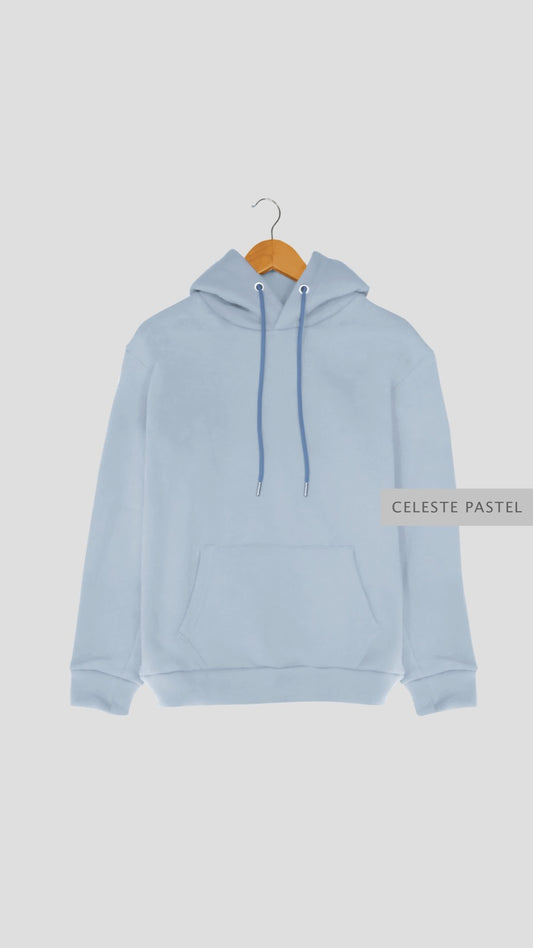 Sudadera Normal Celeste Pastel