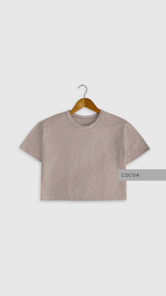 Blusa Crop Cocoa