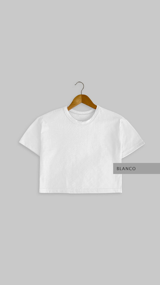 Blusa Crop Blanco