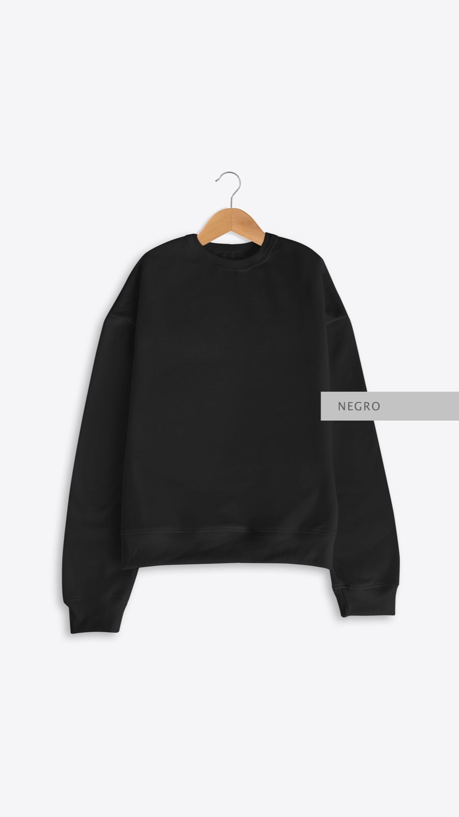 Sudadera Oversize Negro