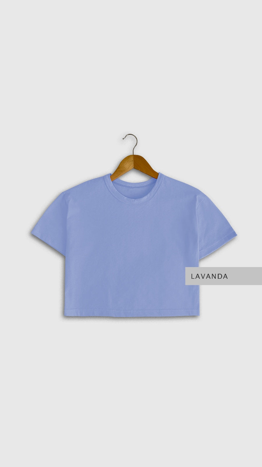 Blusa Crop Lavanda