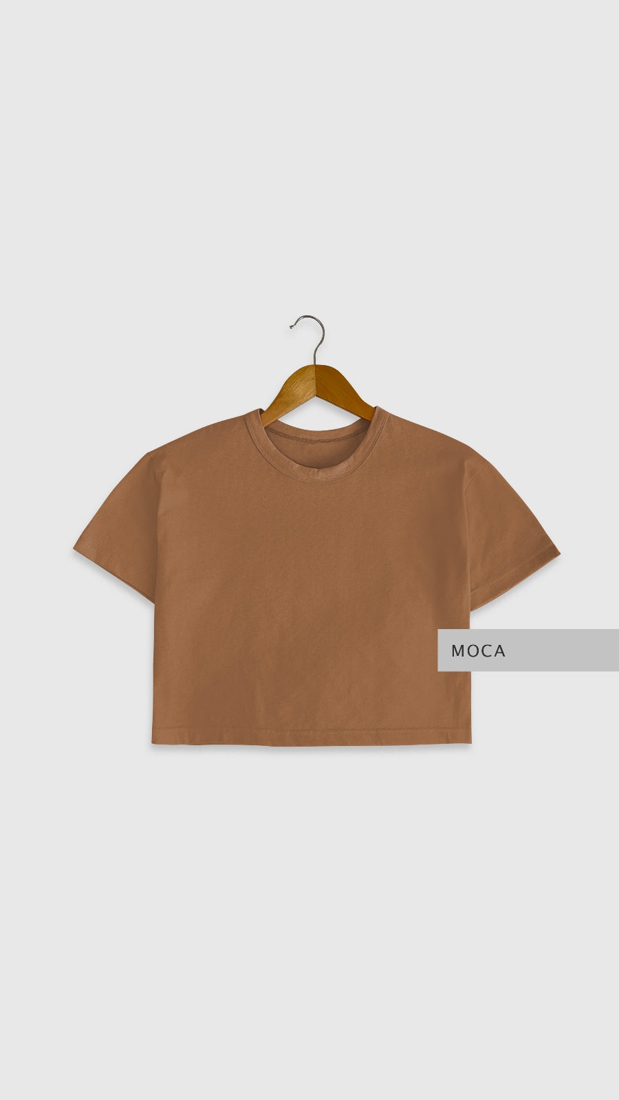 Blusa Crop Moca