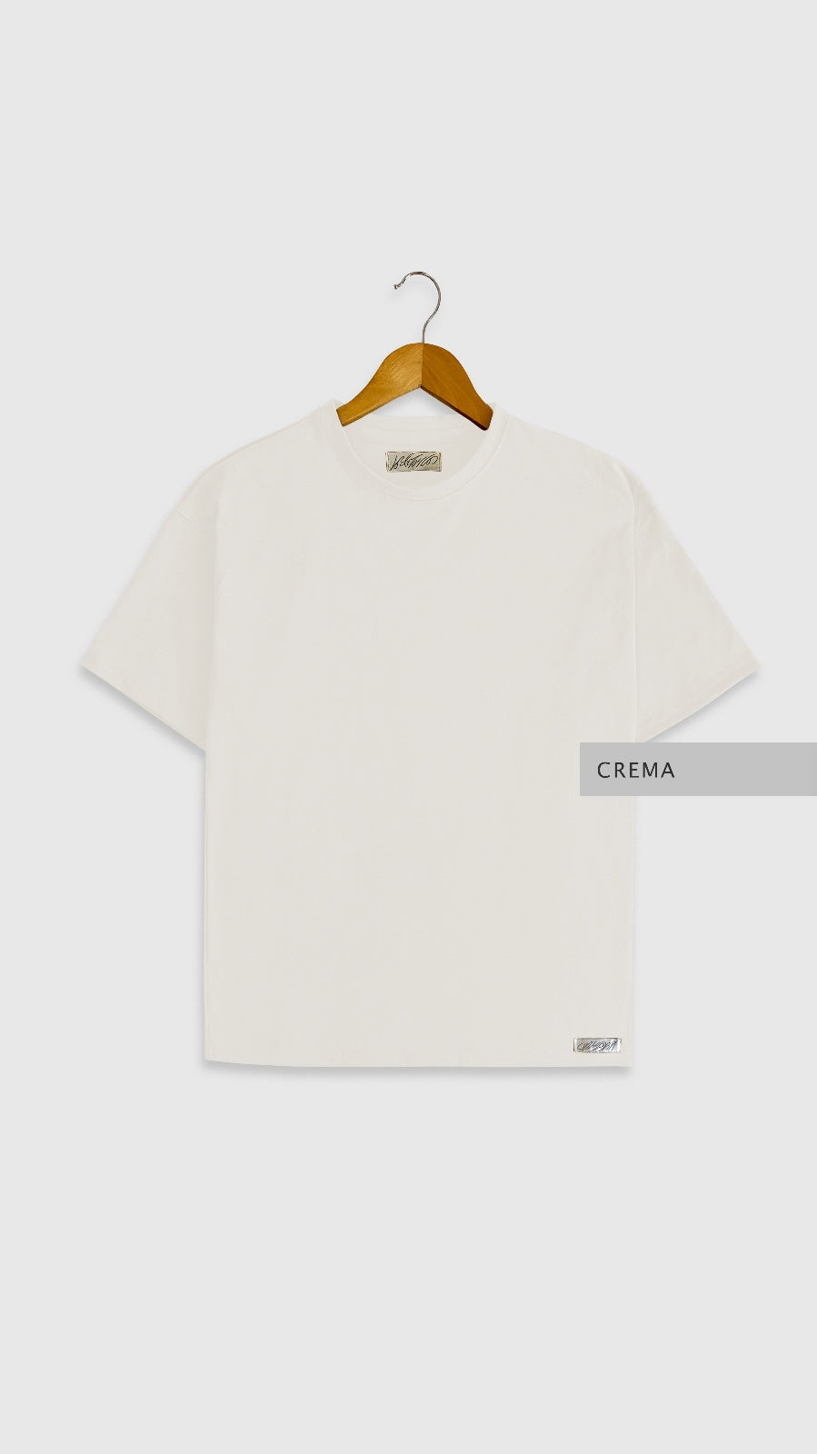 Playera Oversize Crema