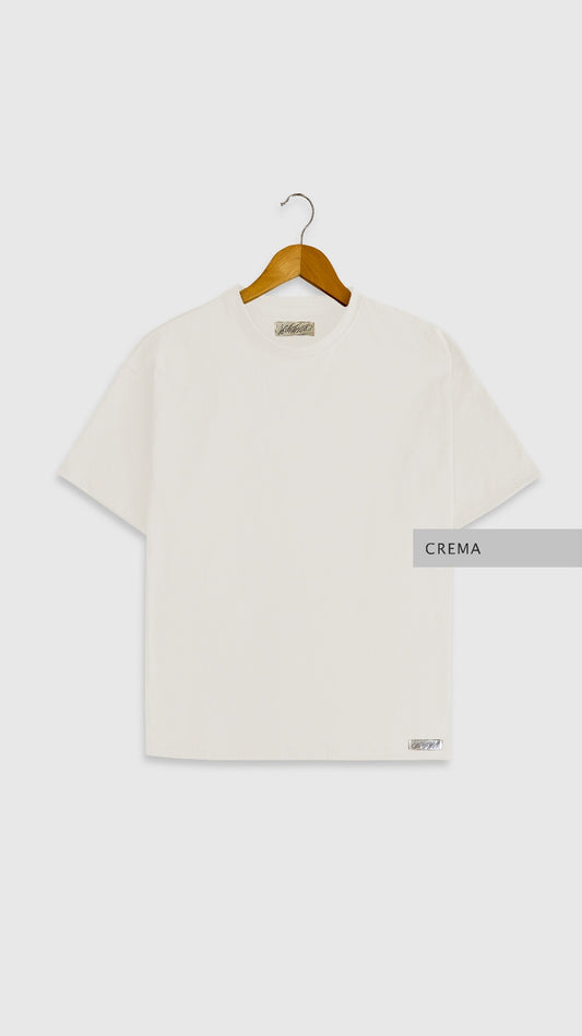 Playera Oversize Crema