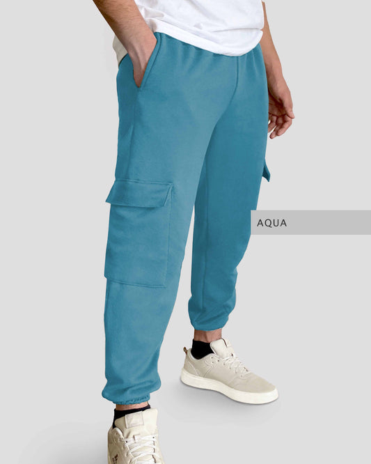 Pants Cargo Aqua