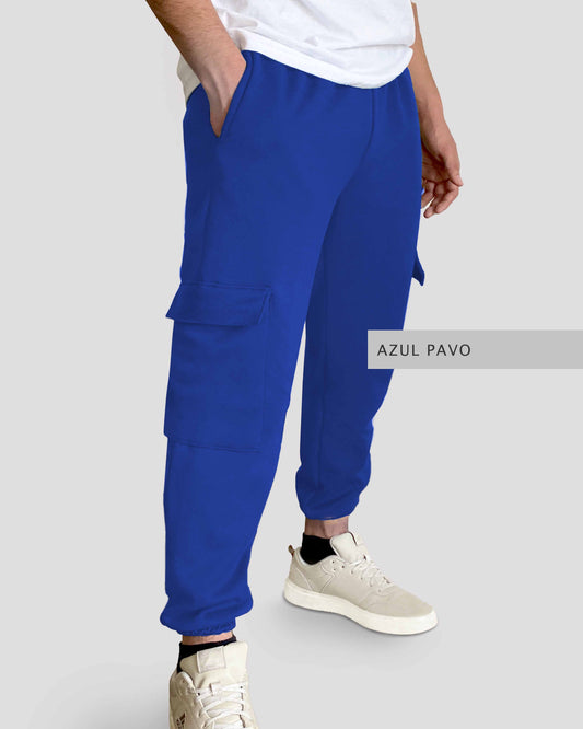 Pants Cargo Azul Pavo