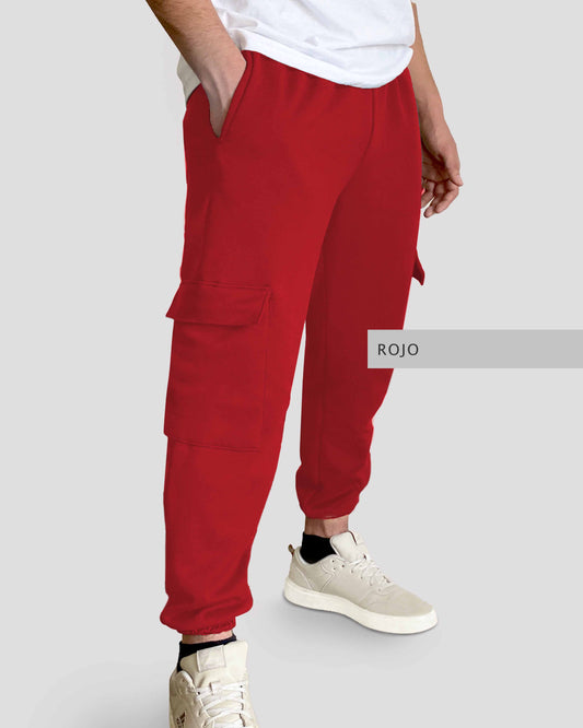 Pants Cargo Rojo