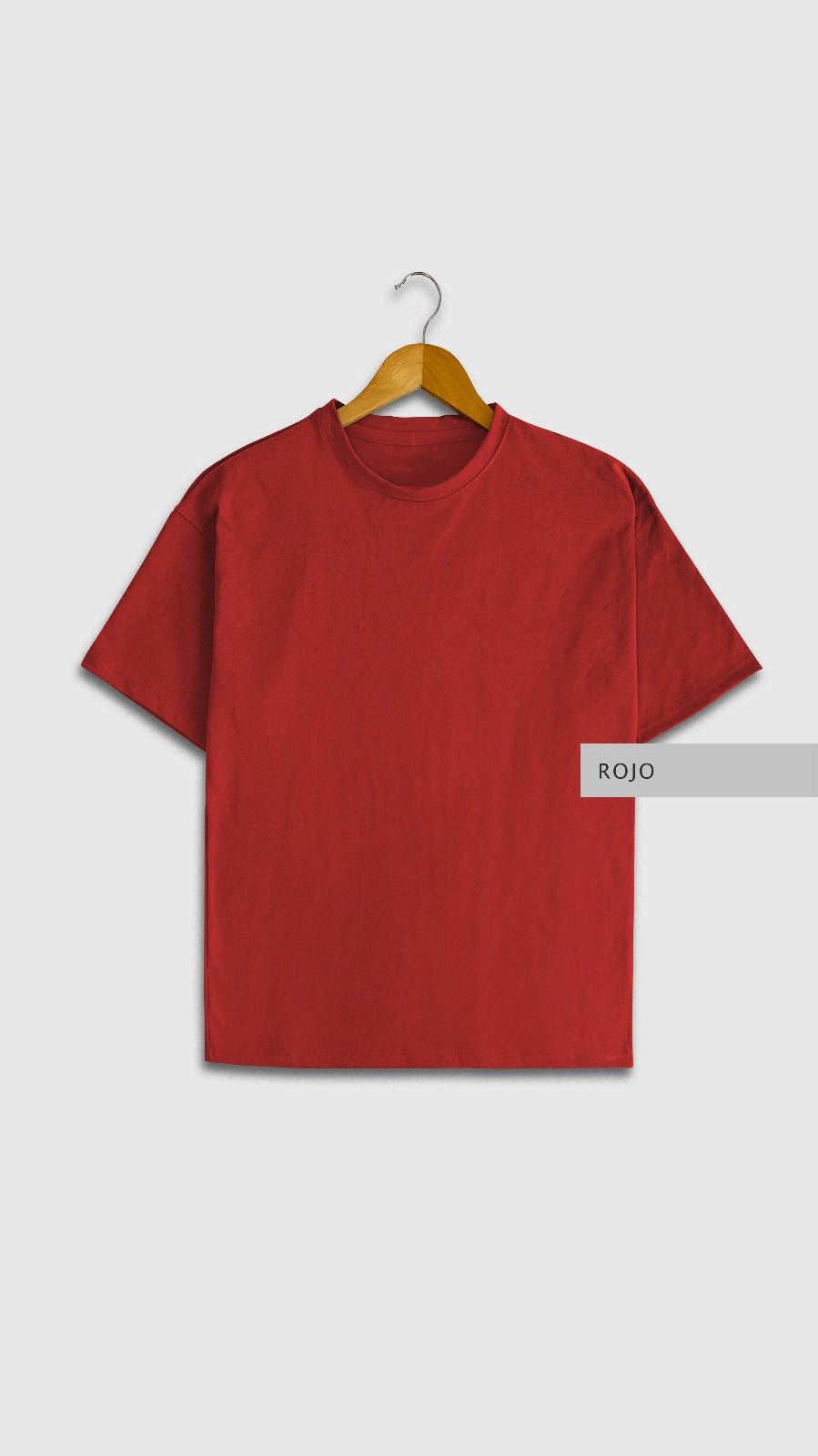 Playera Oversize Rojo