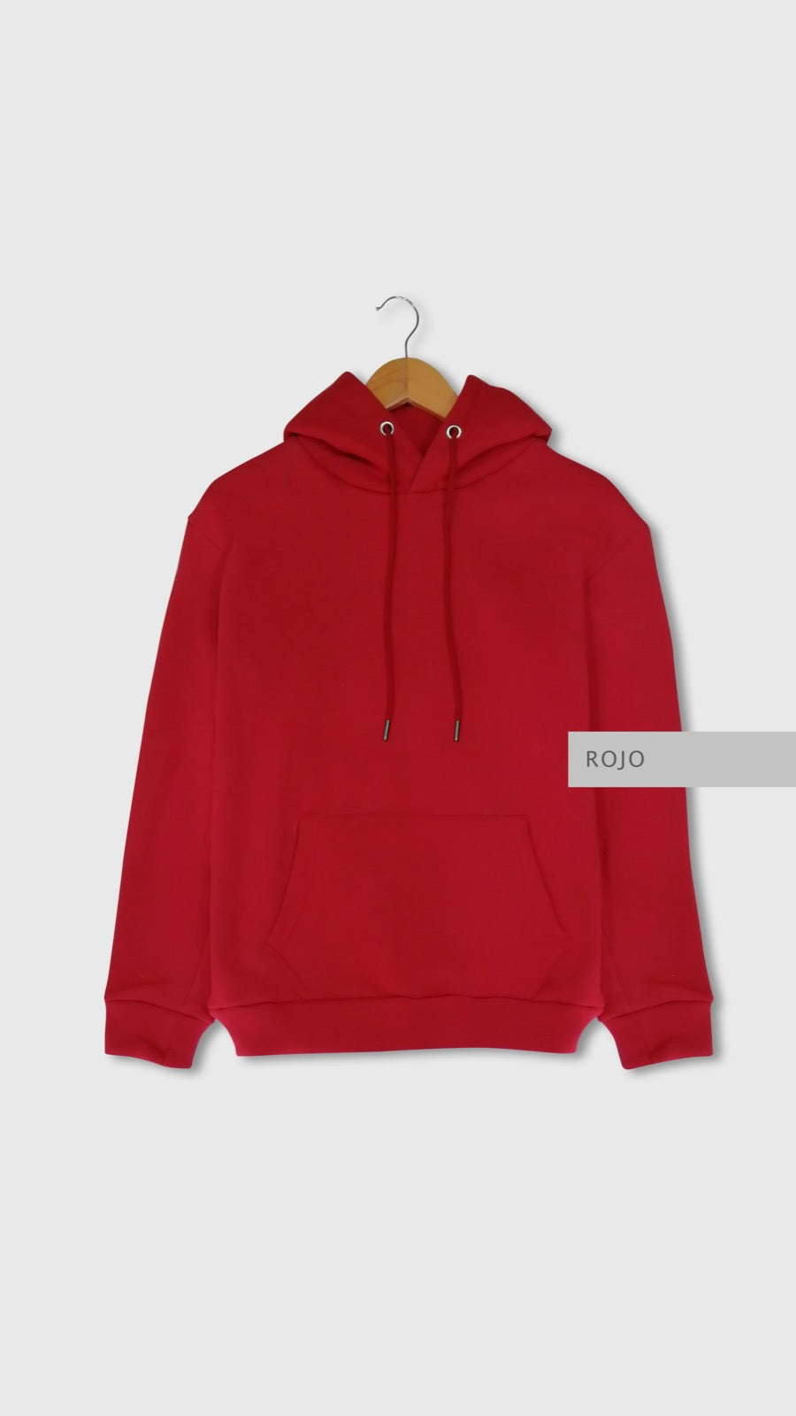 Sudadera Normal Rojo