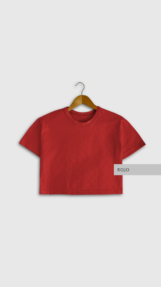 Blusa Crop Rojo