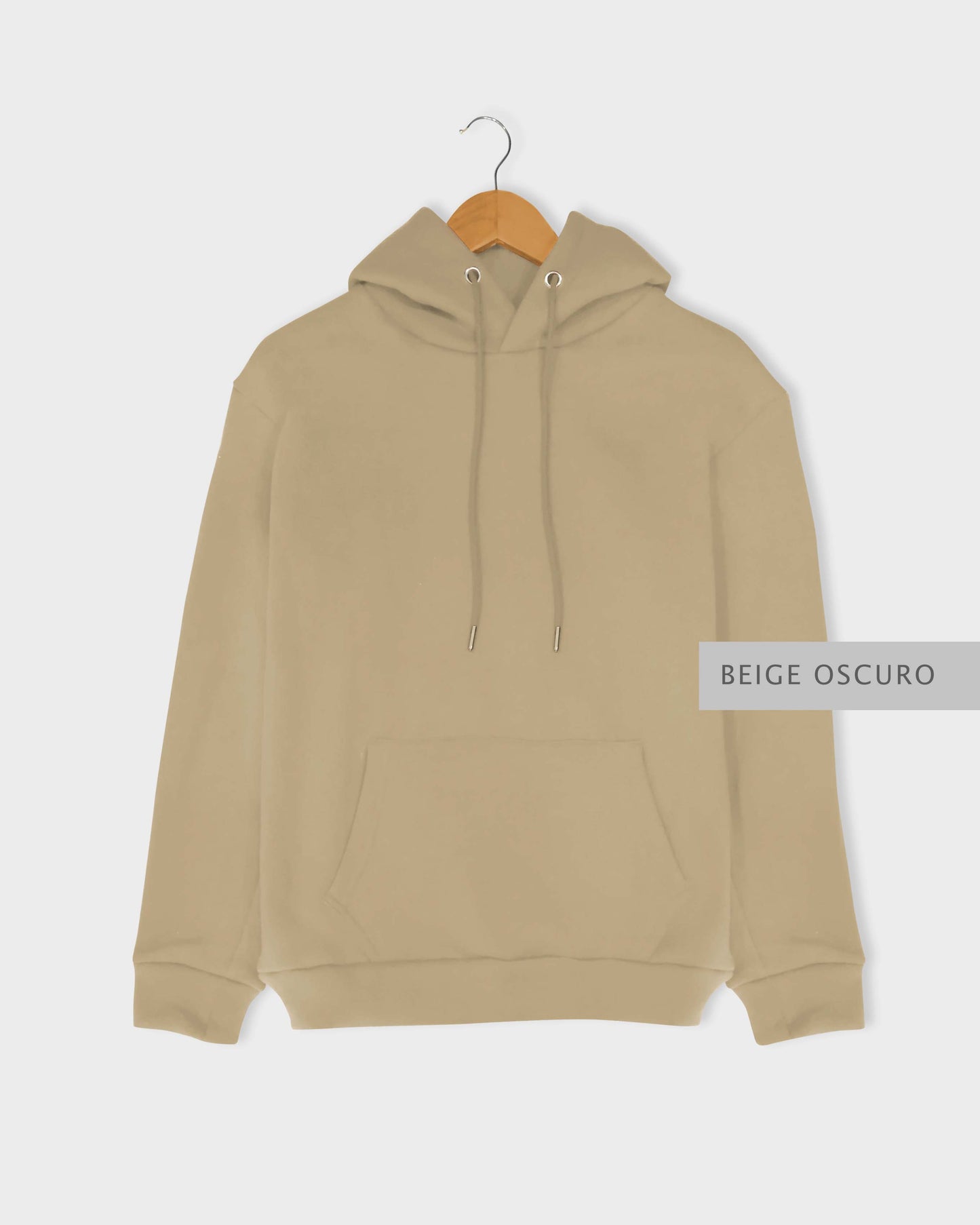 Sudadera Normal Beige oscuro