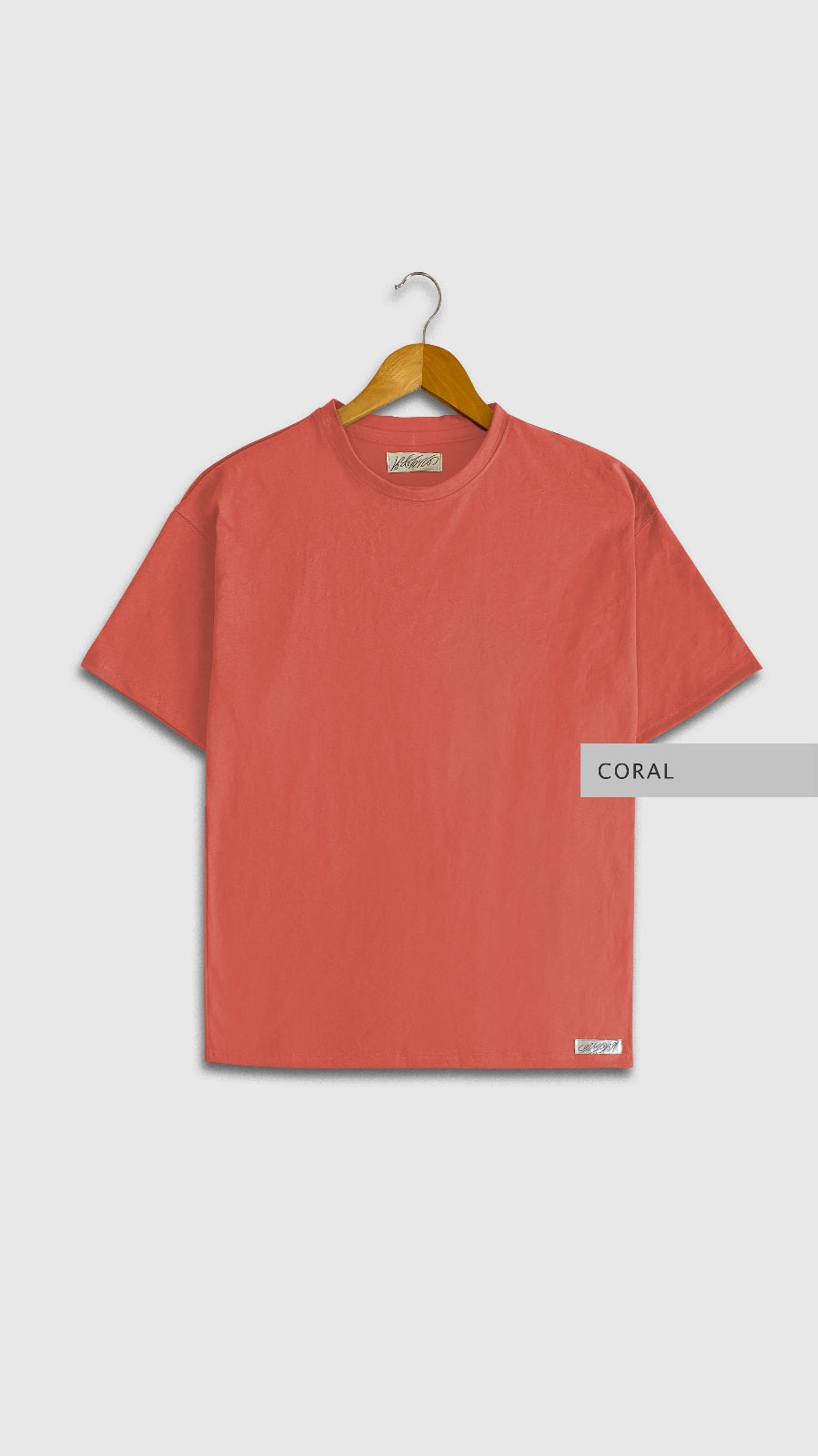 Playera Oversize Coral