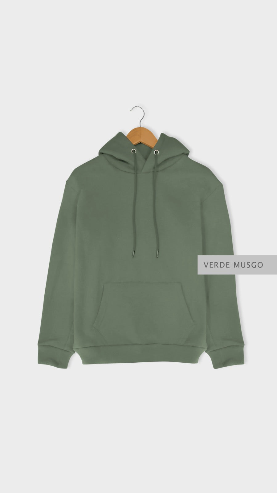 Sudadera Normal Verde Musgo