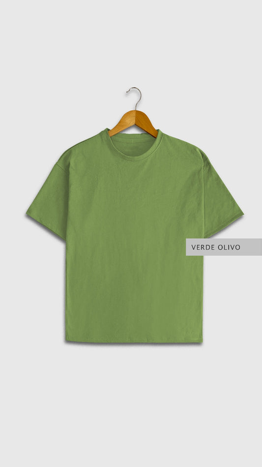 Playera Oversize Verde Olivo