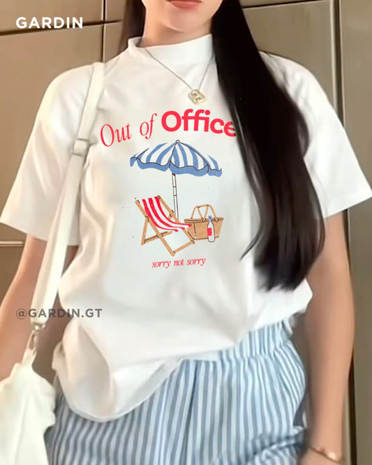 T-Shirt Diseño Out Of Office
