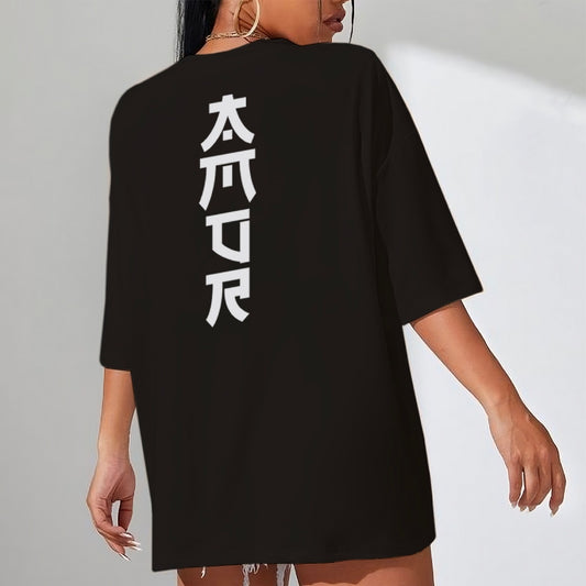 T-Shirt Diseño Letras Verticales