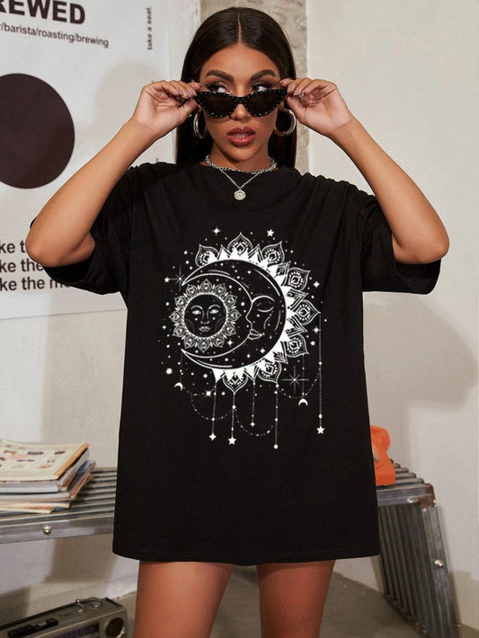 T-Shirt Diseño Luna Sol