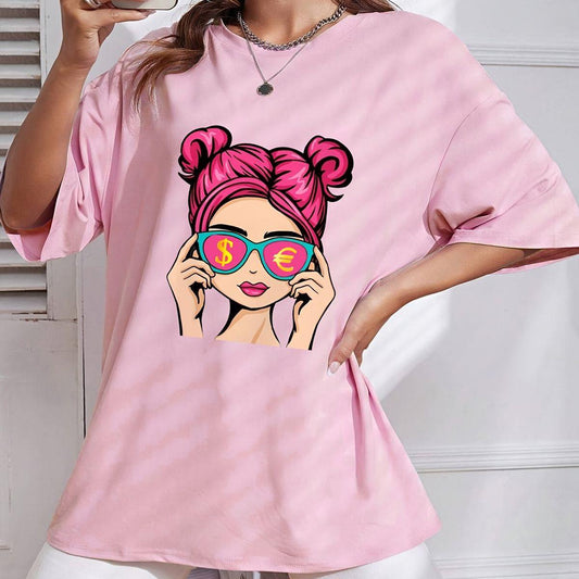 T-Shirt Diseño Muñeca Rosa