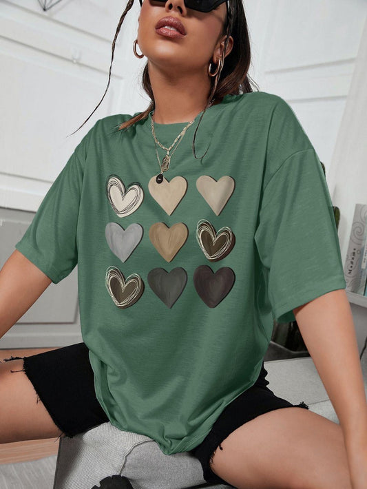 T-Shirt Diseño Corazones